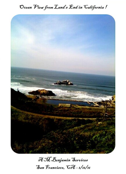 San Francisco Lands End view of Pacific Ocean