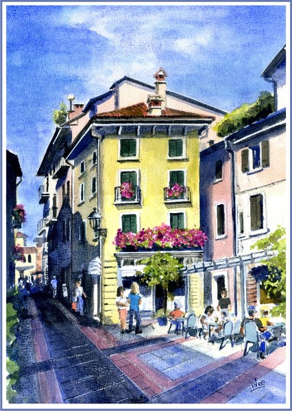 A quiet moment in Bardolino