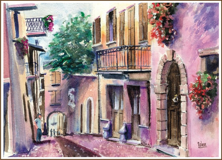 Alley to the lake