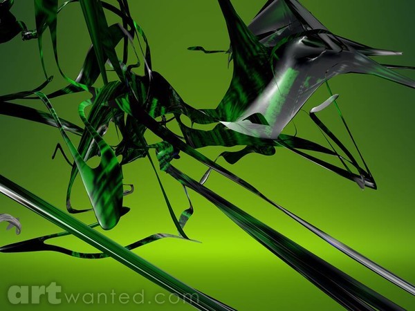 dark in green