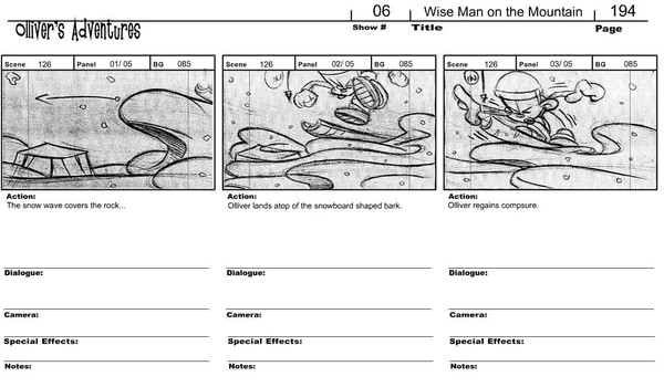 Olliver's Adventure Storyboard 03