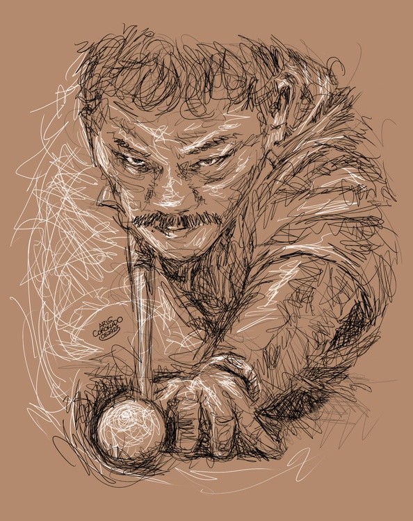Scribble Art Portrait - EFREN BATA REYES