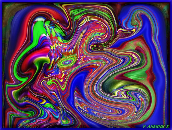 Liquid Glass Abstract No3