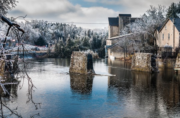Elora after the Freezing Rain