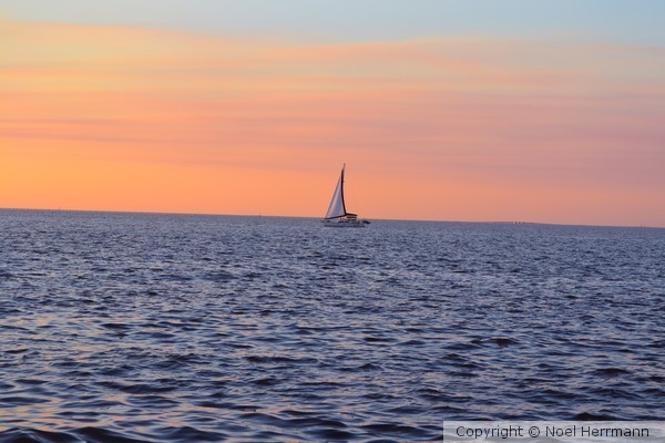 Sailboat at Dusk