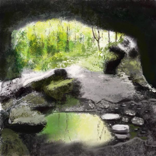 Maquoketa Caves Ipad Painting