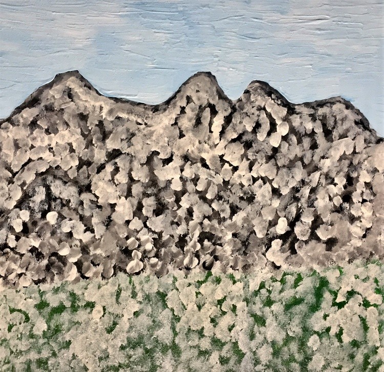 Snow in the mountains