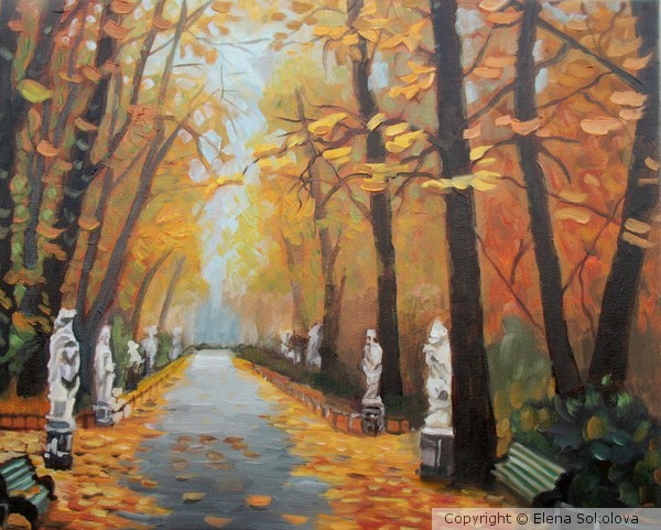 Autumn in Summer Garden