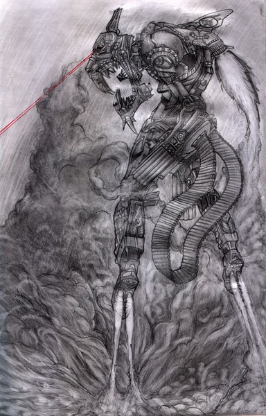 cyber, werewolf, mech, robot