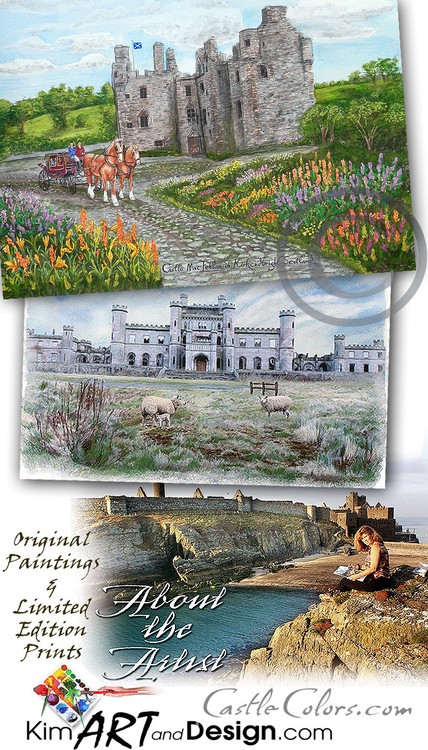 Castle Paintings Samples