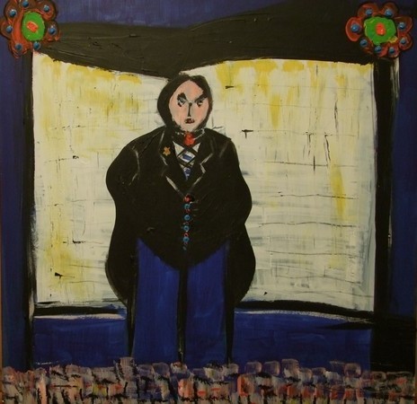 Giant....and Alone...Arte Naif