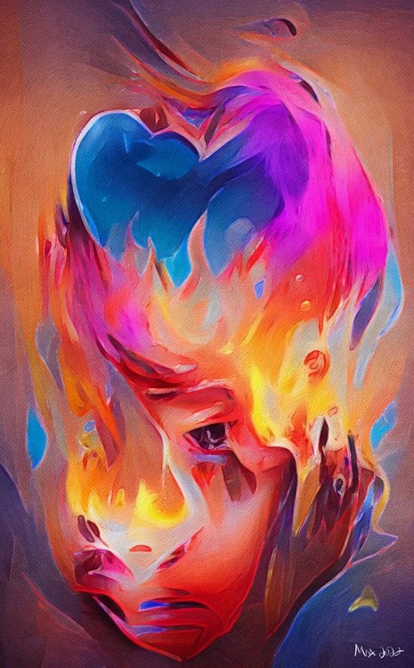 Burning Heart of Tears