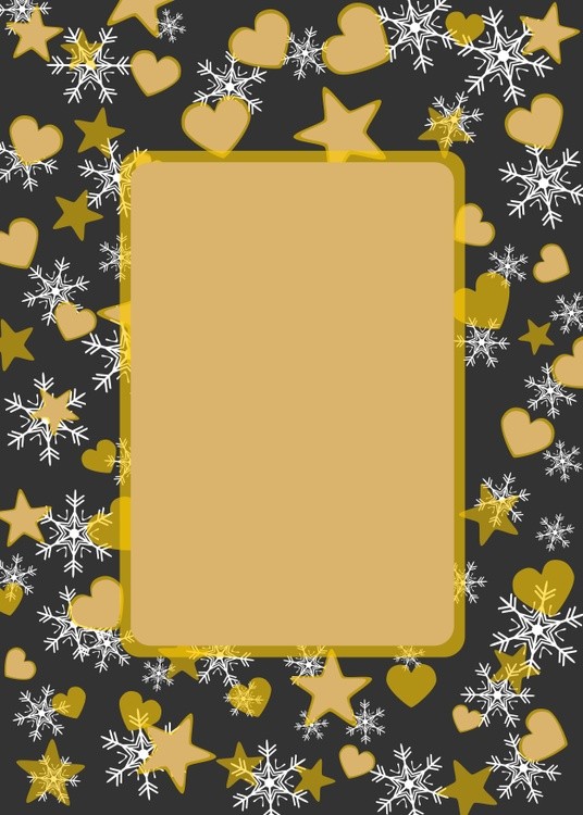 Template with black background  
