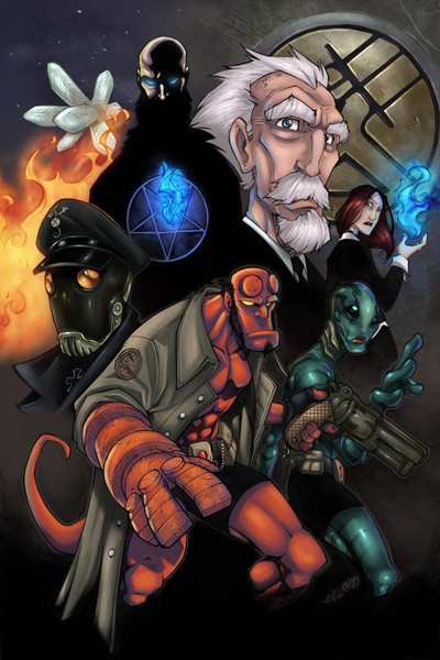 :: Hellboy Pin-up-Colors ME ::