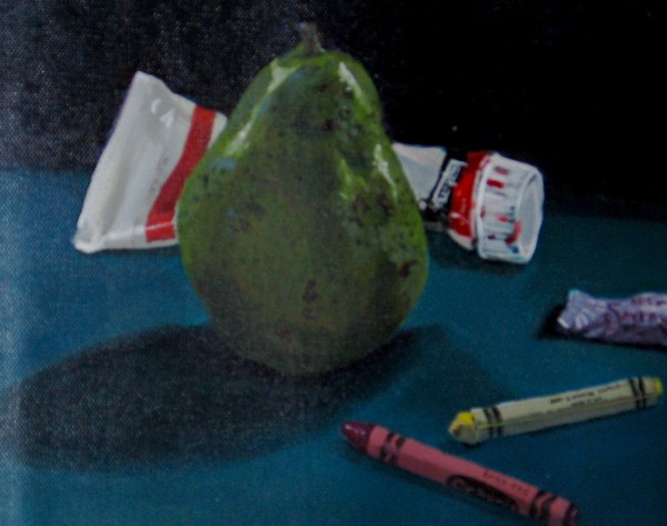 Pear, Paint, Candy and Crayons