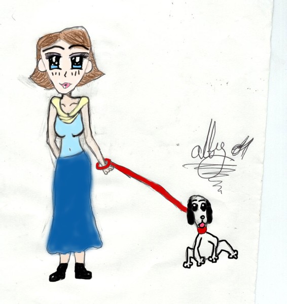 original: dog walking