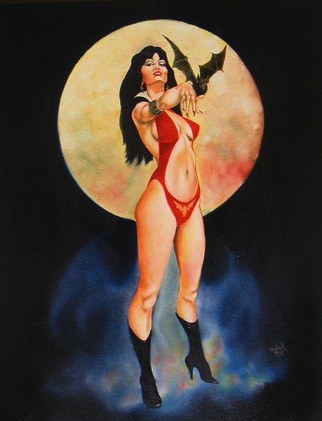 Vampirella Classic in oil