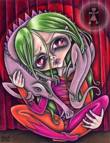 StrangeGirl and her Pet SomeThing