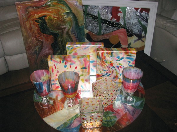 Display of various items I have done
