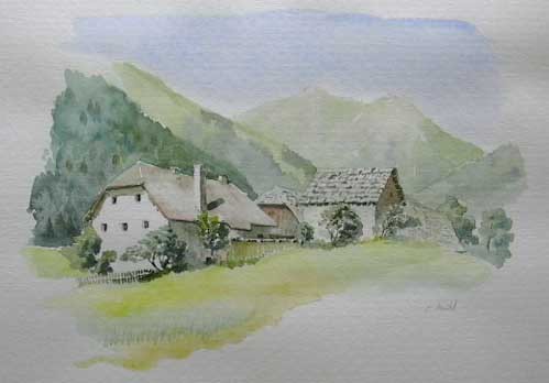 500 year old mountain farm/Austria