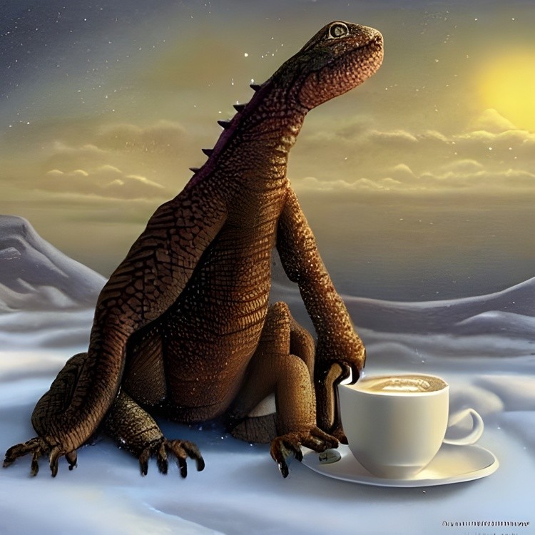 Godzilla needs Coffee