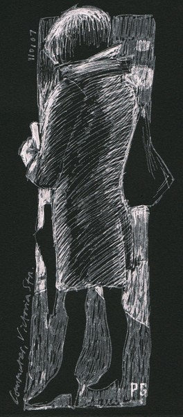 Commuter, Victoria (in white pen)