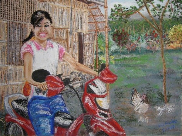 Jelyn Nakaupo sa Motor ni Ate