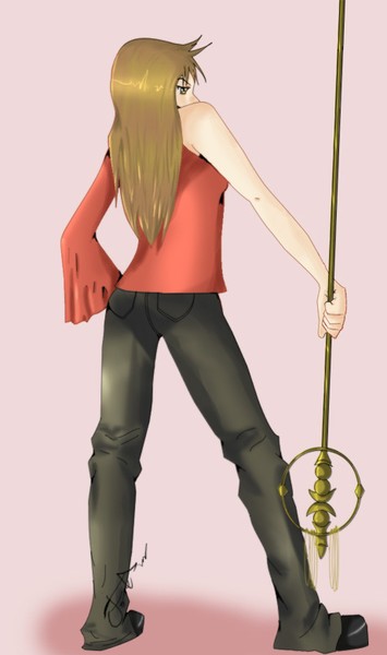 Moi and Miroku's staff