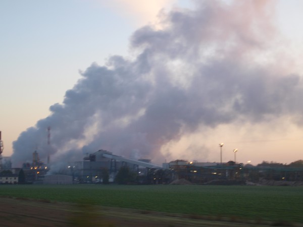 Industrial Plant in the middle of the french count