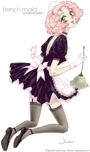 50 MANGA BABES - French Maid