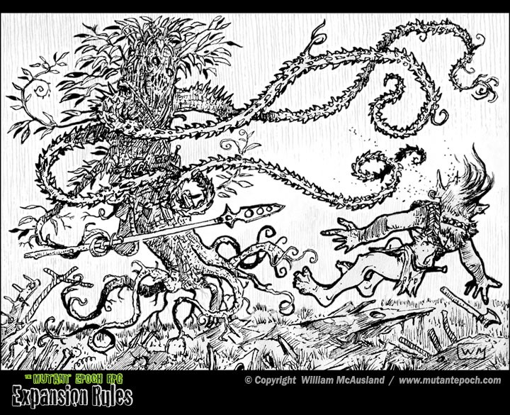 Smack Down!   Thorned Whip Vines: plantoid mutation