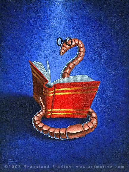 Book Worm Reading