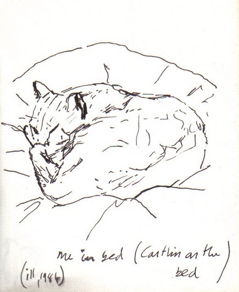Caitlin on Bed