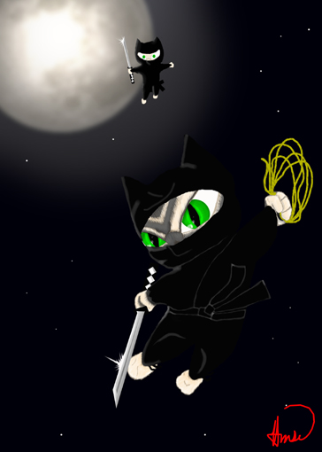 Ninja Kats Attack!