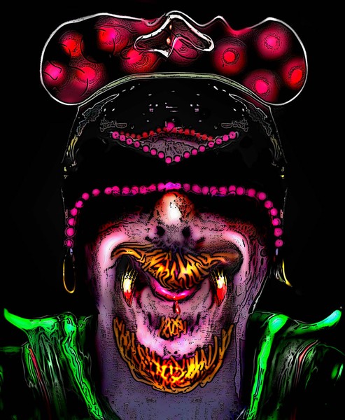 dark countenance...