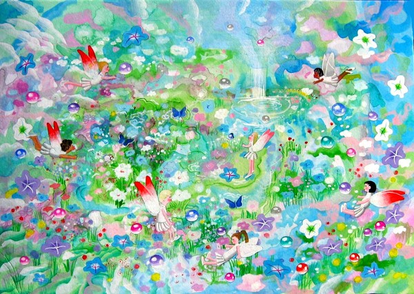 Fairies in Magical Water-Meadows