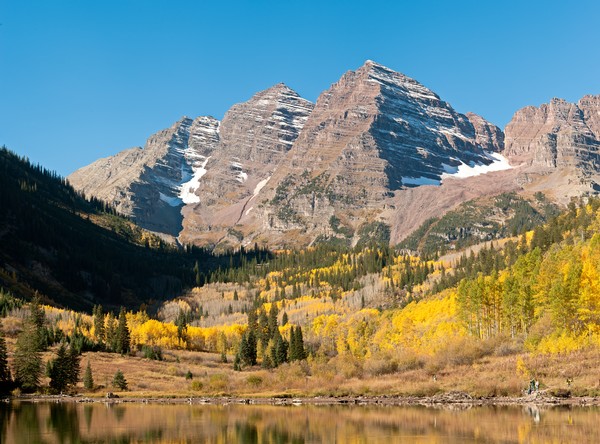 The Maroon Bells And maroon lake