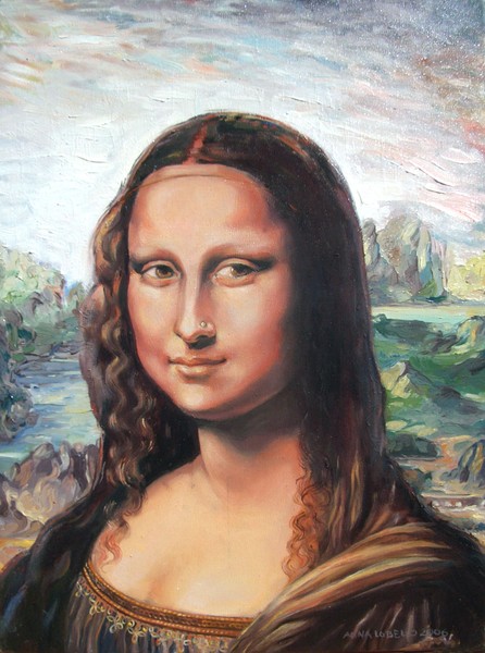 Monna Lisa's piercing