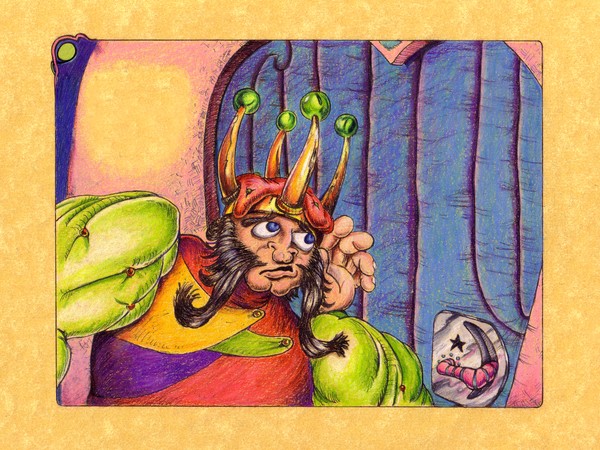 Story book King hears Amy crying