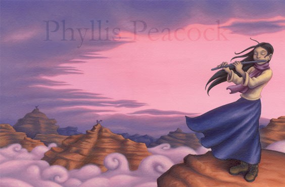 Canyon flutist
