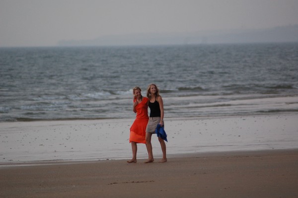 stroll on the beach