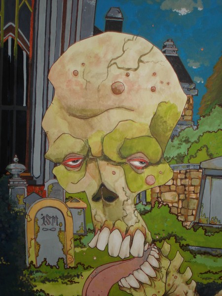 zombie in the yard