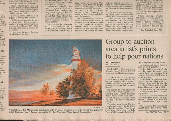 NEWSPAPER ARTICLE