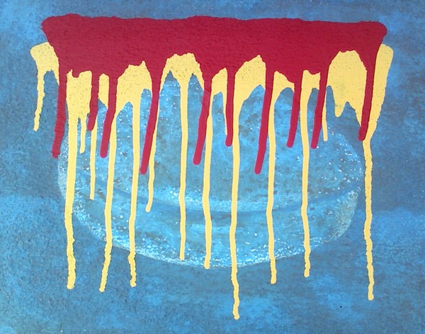 Condiments Reveal Hamburger Ghost