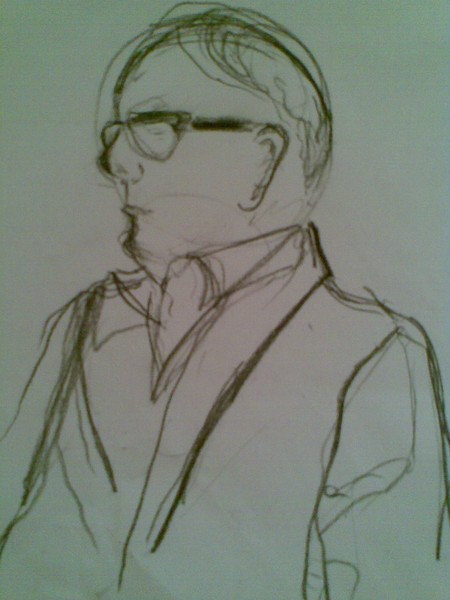 Old man in Hotel