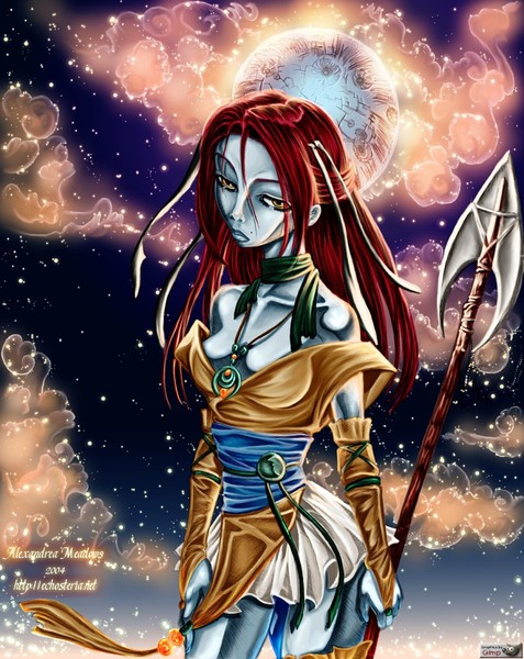 Grey Moon Colored