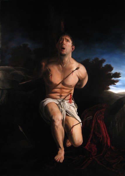 Self Portrait as Saint Sebastian
