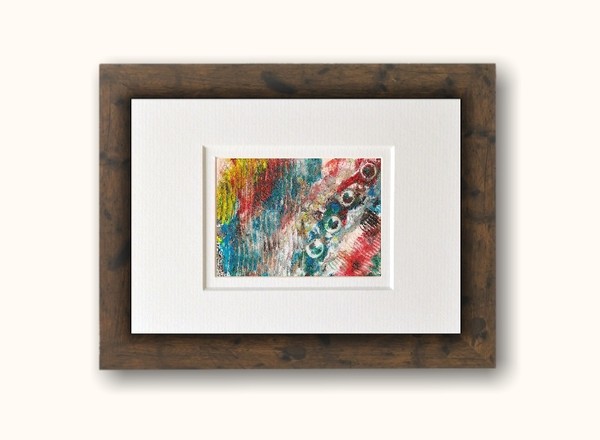 Peacock Samba - ACEO