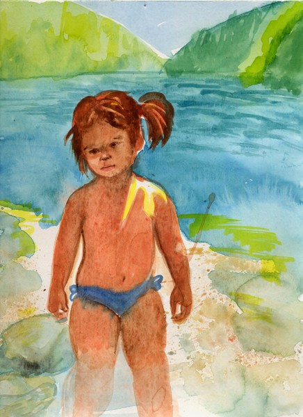 Lilike standing in  water