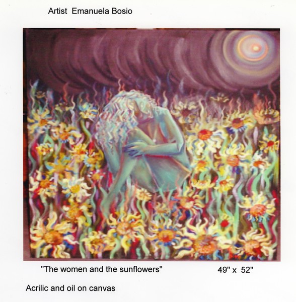 woman with the sunflowers